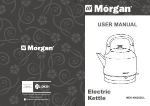 Handleiding Morgan MEK-4802SSCL Waterkoker