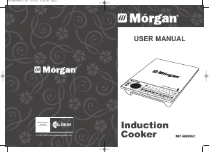 Handleiding Morgan MIC-BB20EC Kookplaat
