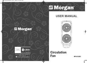 Manual Morgan MFQ-D2RC Fan