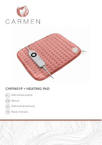 Manual Carmen CHP0401P Heating Pad