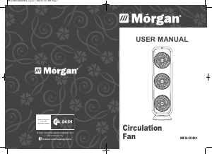 Manual Morgan MFQ-D3RC Fan