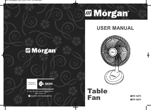 Manual Morgan MTF-12T1 Fan