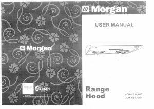 Handleiding Morgan MCH-NB176MF Afzuigkap