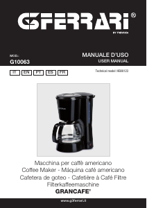 Manual G3 Ferrari G10063 Grancafe Coffee Machine