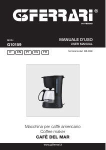 Mode d’emploi G3 Ferrari G10159 Cafe del Mar Cafetière