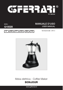Manual de uso G3 Ferrari G10028 Bonjour Máquina de café