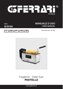 Manual G3 Ferrari G10124 Pastella Deep Fryer