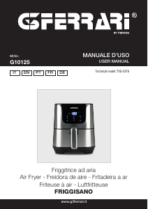 Manual G3 Ferrari G10175 Friggisano 4.5 Deep Fryer