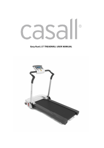 Handleiding Casall Easy Run 1.1T Loopband