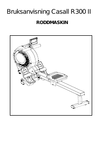 Bruksanvisning Casall R300 II Roddmaskin