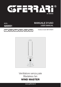 Manuale G3 Ferrari G50051 Wind Master Ventilatore