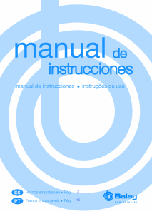 Manual de uso Balay 3HT505XP Horno