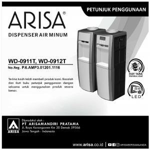 Panduan Arisa WD-0911T Dispenser Air