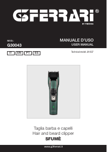 Manual G3 Ferrari G30043 Sfume Aparador de cabelo