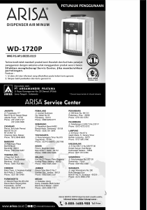 Panduan Arisa WD-1720P Dispenser Air