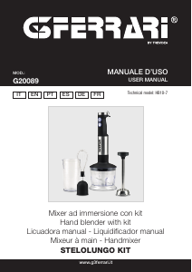 Manual G3 Ferrari G20089 Stelolungo Hand Blender