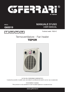 Manual G3 Ferrari G60019 Tepor Heater