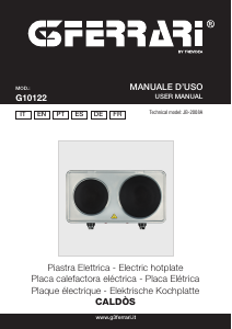 Manual de uso G3 Ferrari G10122 Caldos Placa