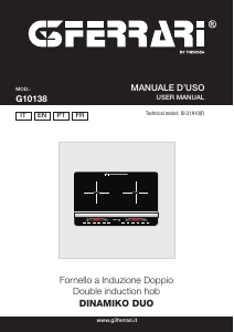 Manuale G3 Ferrari G10138 Dinamiko Duo Piano cottura