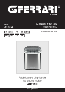 Manual de uso G3 Ferrari G20139 Artiko Máquina de hacer hielo