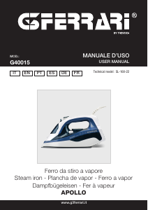 Manuale G3 Ferrari G40015 Apollo Ferro da stiro