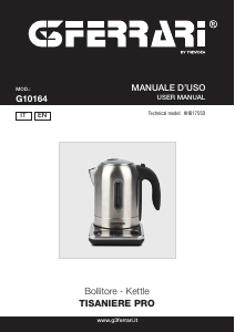 Manual G3 Ferrari G10164 Tisaniere Pro Kettle