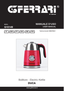 Manual de uso G3 Ferrari G10149 Duca Hervidor