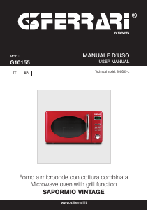 Manual G3 Ferrari G10155 Sapormio Vintage Microwave