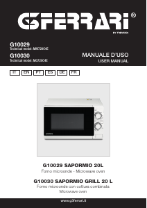 Manual G3 Ferrari G10029 Sapormio Microwave