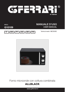 Manual de uso G3 Ferrari G10109 Allblack Microondas