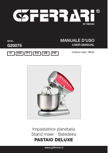 Manual G3 Ferrari G20075 Pastaio Deluxe Stand Mixer