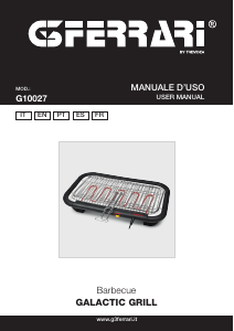 Manual G3 Ferrari G10027 Galactic Grill Grelhador de mesa