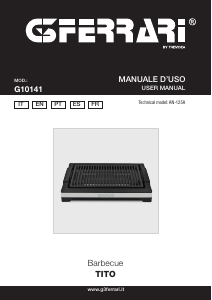 Manual G3 Ferrari G10141 Tito Table Grill