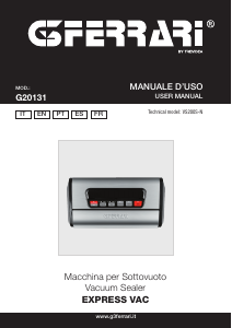 Manuale G3 Ferrari G20131 Express Vac Macchina per sottovuoto