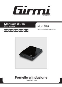 Manual Girmi PI0400 Placa