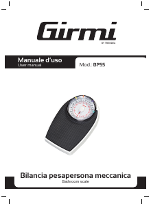 Manual Girmi BP5500 Scale