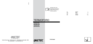 Manual de uso Imetec E0809 Almohadilla térmica