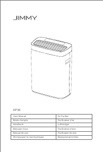 Manual Jimmy AP36 Air Purifier
