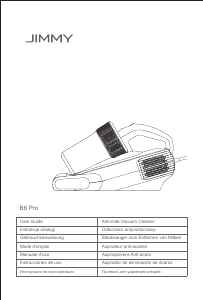 Manual de uso Jimmy B6 Aspirador de mano