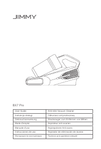 Manuale Jimmy BX7 Aspirapolvere a mano