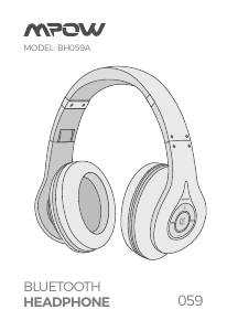 Mode d’emploi MPOW BH059A Casque