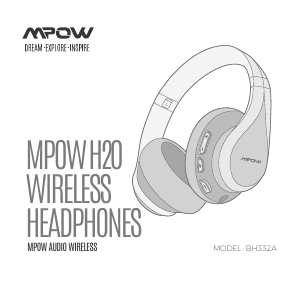 Manual MPOW BH332A H20 Headphone