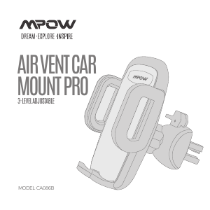 Manual MPOW CA086B Phone Mount