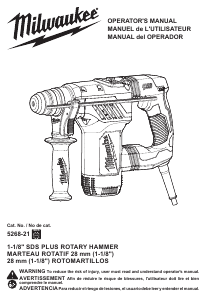 Manual de uso Milwaukee 5359-21 Martillo perforador