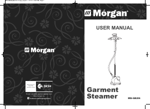 Manual Morgan MSI-GB206 Garment Steamer