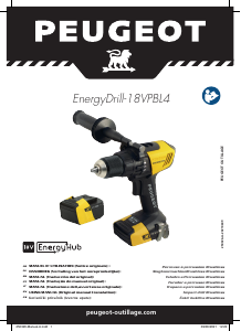 Manual de uso Peugeot ENERGYDRILL-18VPBL4 Atornillador taladrador