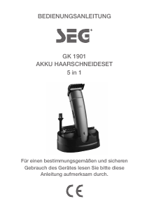 Bedienungsanleitung SEG GK 1901 Haarschneider