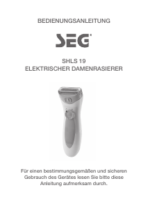 Manual SEG SHLS 19 Shaver