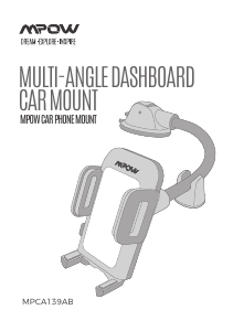 Manual MPOW CA139A Phone Mount