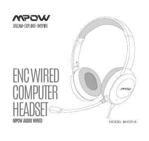 Manual MPOW BH331A Headset